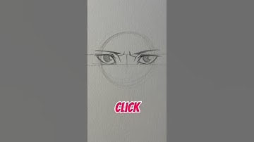 Learn how to draw eyes! 🤫🙏 || #art #anime #manga #naruto #shorts