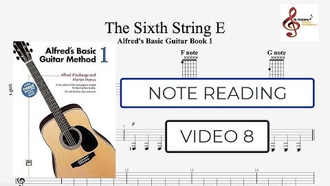 The Sixth String E - Note Reading Video no.8