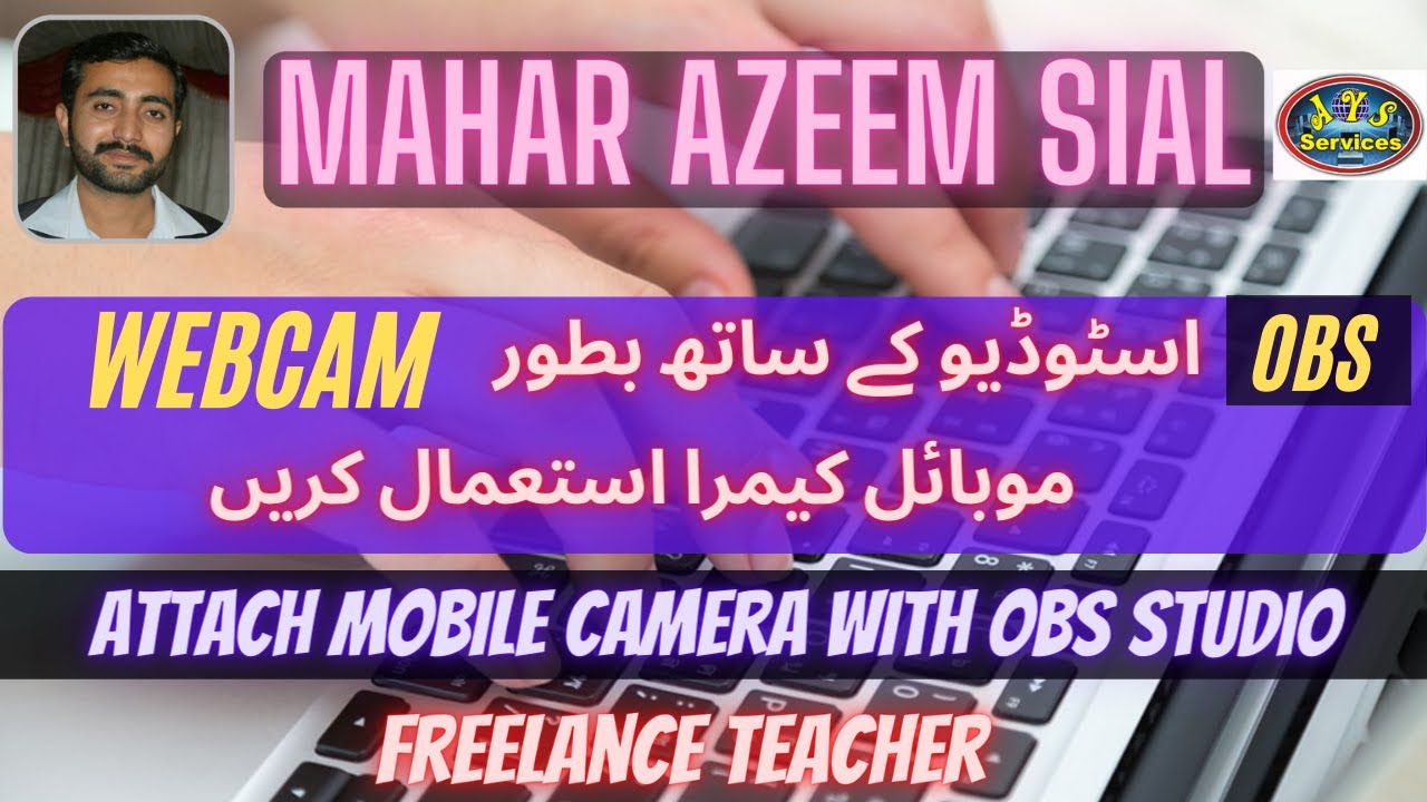 Use your PHONE as a WEBCAM in OBS! || How to attach mobile with OBS ...