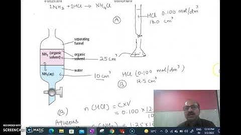 Partition coefficient (part-1) (AS level Chemistry)