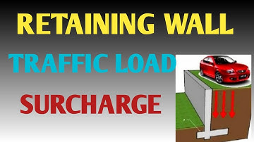 Calculation of Traffic Load (Surcharge ) for the Design of Retaining wall |  Earth Pressure