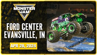 Monster Jam Evansville, IN (Full Event) | April 28, 2024 | Arena Series West