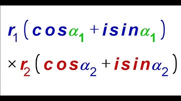 product of two complex numbers of the form r(cos(x)+isin(x))
