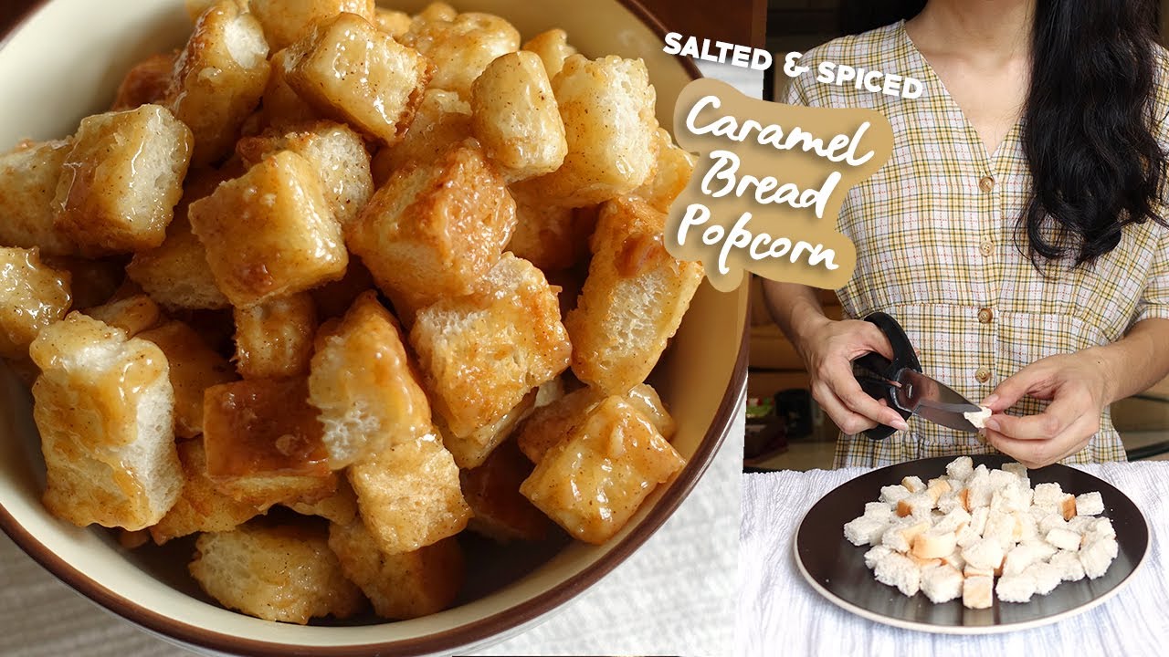 Salted Caramel & Cinnamon Bread Popcorn | Easy Snack Recipe (No Oven)