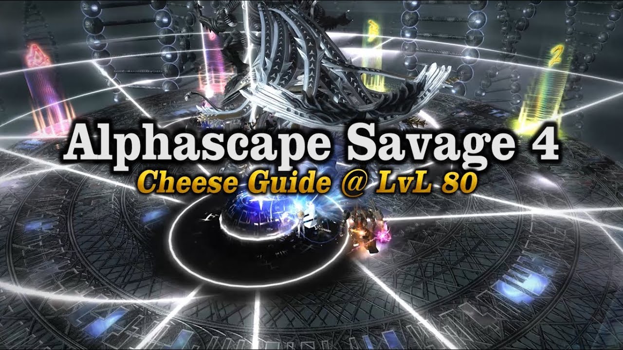 FFXIV: Alphascape 4 Savage Cheese Guide At Level 80 - Meoni's 