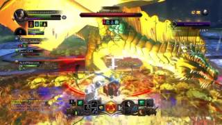 Neverwinter killing a dragon