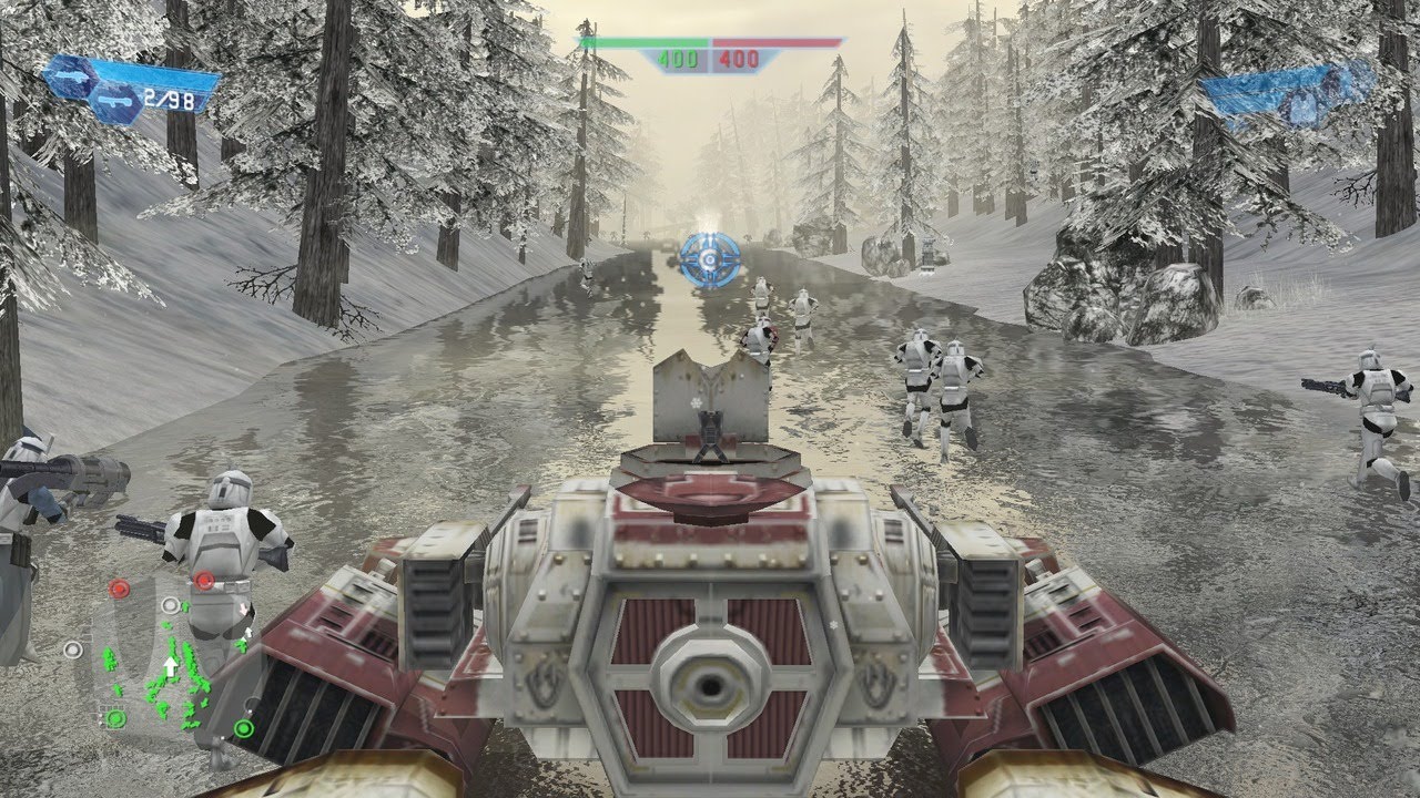 Star Wars Battlefront 2004 64V64 Grand Army of the Republic vs  separatist alliance Alzoc blizzard