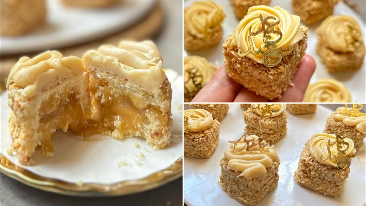 جديد حلويات عيد 2025🌙ديليس الكابريس بعجينة العسل وقاناش الكابريس بدون كريمة من اروع الحلويات