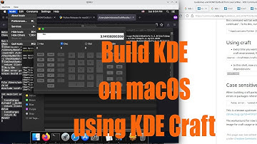 Build KDE on macOS using KDE craft tutorial - September 2022 - 330ad9b6