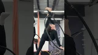 #bodysuit #unitard #black #yoga #aerial #hoop #lyra #acrobatic #gymnastics #split #stretch #flexible