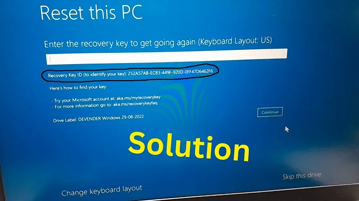 Bitlocker Recovery Key | Bitlocker Unlock With Recovery Key