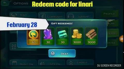 Redeem code for linari Art of conquest February 28