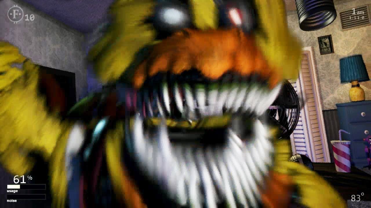 Nightmare Chica Jumpscare: Nightmare Attack #fnaf #fivenightsatfreddy