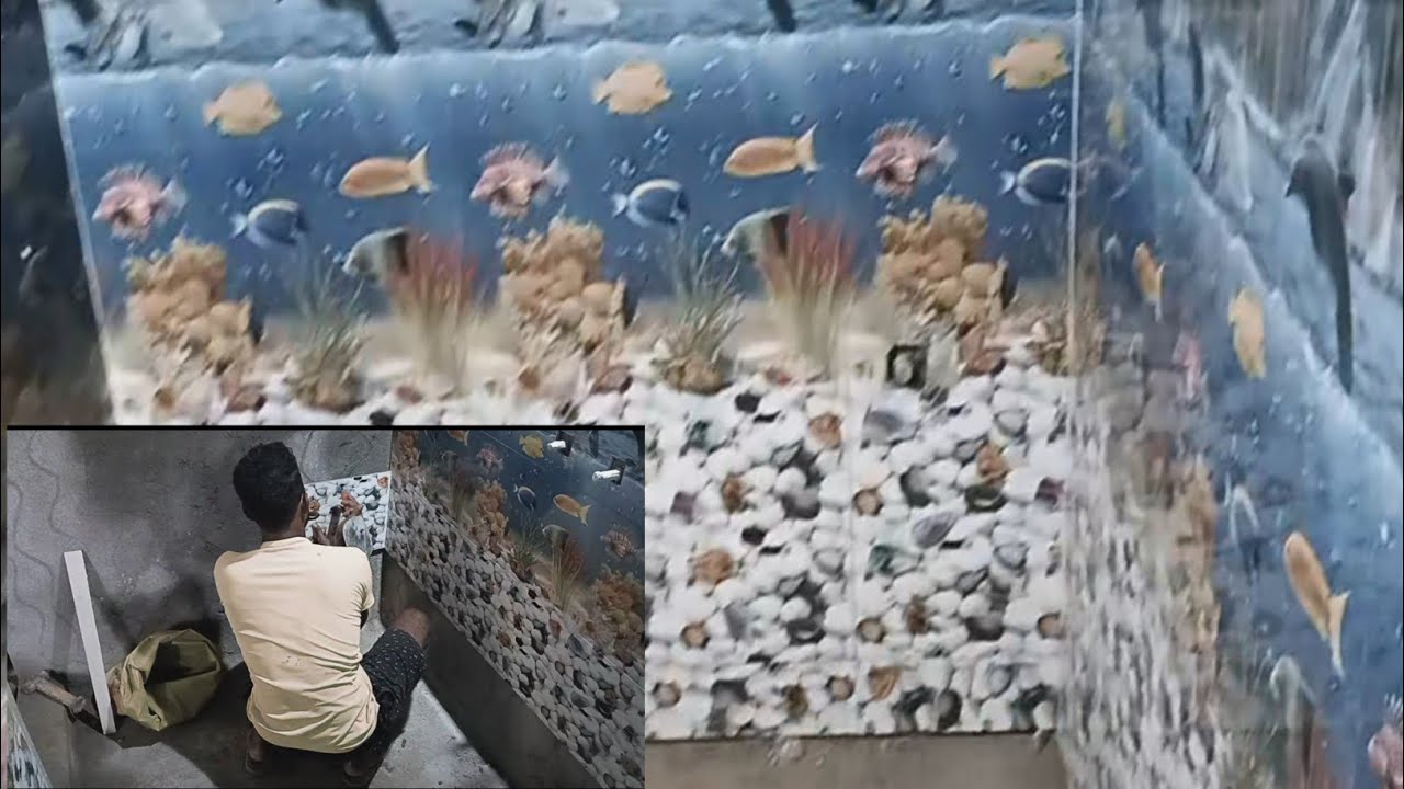 Bathroom Wall Tiles kaise lagaye|बाथरूम वाल टाइल्स कैसे फिटिंग करें ...