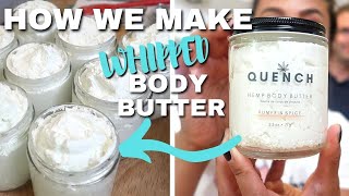 How We Make Hemp Whipped Body Butter for Our Business / DIY Pumpkin Spice / our entire process