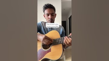 Turn your Guitar into a bell✅ by Amit Sharma #memes #funnyvideo #guitarlesson