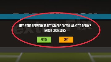 Badminton league Fix Hey your network is not stable Do you want to retry error code 1035 Problem