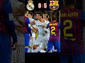 Real Madrid 🆚️ FC Barcelona | (0-5) Match | Highlights #shorts #football #youtube #ronaldo #messi