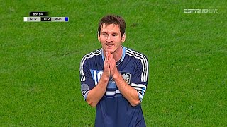 Lionel Messi vs Germany (Friendly) 201112 English Commentary HD 1080i
