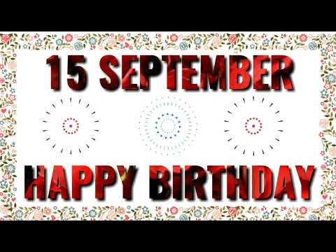 15 September Happy Birthday Song Status Best Birthday Whatsapp Status Happy Birthday Youtube