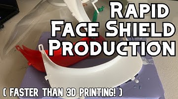 Making Face Shield Frames In Under 10 Minutes (UPDATE! SEE DESCRIPTION)