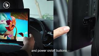 16" Android Car Headrest Monitors – Ultimate Rear Seat Entertainment System for Kids & Family Travel