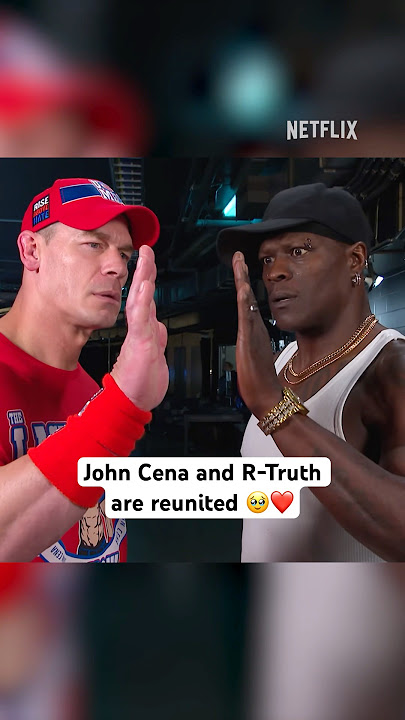 John Cena and R-Truth are reunited once again 🥹❤️ #shorts #johncena #wwe #smackdown