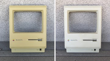 Super Even RetroBright Method (De-yellowing Plastic Macintosh Plus)