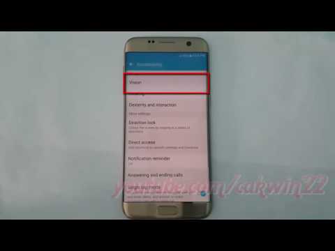 Samsung Galaxy S7 Edge : How to Set Font size (Android Marshmallow)