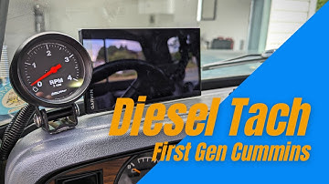 Auto Meter Z Series Diesel Tachometer (*Please Read Description)