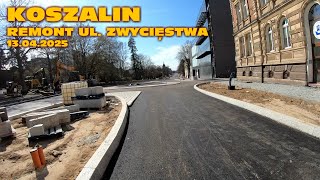 Rowerowo 31 Koszalin - Remont Ul. Zwycięstwa Od Ul. Piłsudskiego Do Ul. Piastowskiej