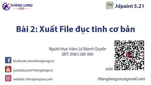 Bai 2 Xuất file đục tinh cơ bản trong Jdpaint 5.21