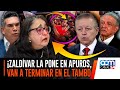 ZALDIVAR SACA HISTORIA DE PIÑA, OBRADOR DICE NO ESPANTAN A NADIE Y PUEDEN ACABAR EN EL TAMBO!