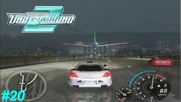 INTENCE U.R.L. RACE IN AIRPORT ROAD - NFS : UNDERGROUND 2 | GAMEPLAY EP #20