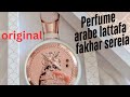 perfume arabe feminino lattafa fakhar seria original