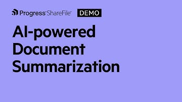AI-powered Document Summarization