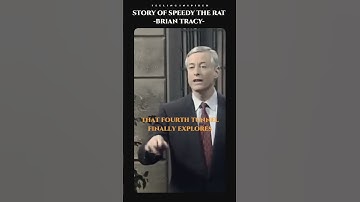 Story of Speedy the Rat that will change your life #motivation #briantracy #storytime