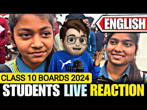 Class10 Reaction🔥 after English Paper 