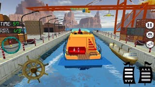 Water Boat Taxi Simulator Level 1-5 Android Game screenshot 2