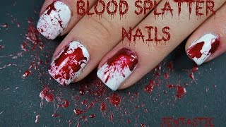 blood nail splatter