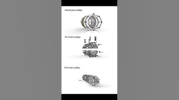 Three types of couplings work   #machine #coupling