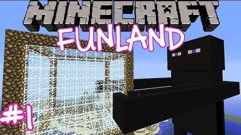 minecraft funland amusement park (custom map) part 1