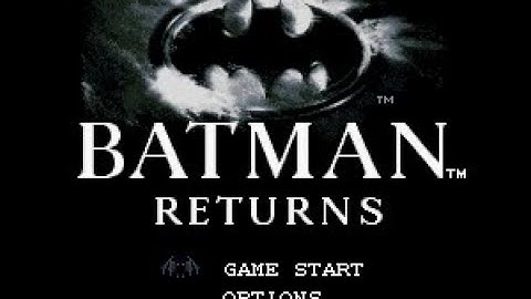 Batman Returns (SNES) - Intro