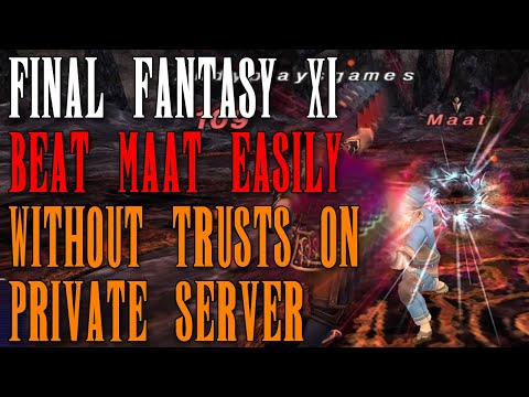 Use This TRICK To Beat Maat Easily On A Private Server - FFXI