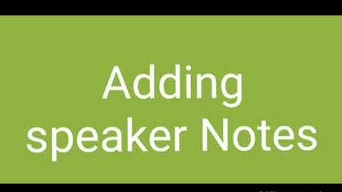 Class-10th,Unit-Digital Presentation,Session-8(Adding Speaker Notes)