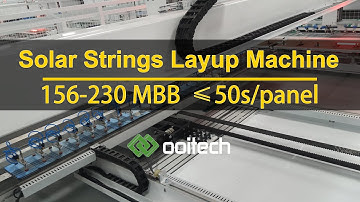 High Speed Automatic String Cell LAY-UP Machine