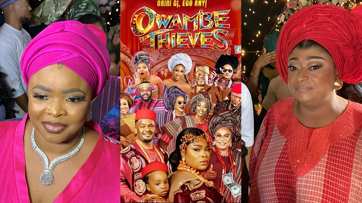 OWAMBE THIEVES: DAYO AMUSA AND RONKE OSHODI OKE GRAND ARRIVAL AT THE PREMIERE.