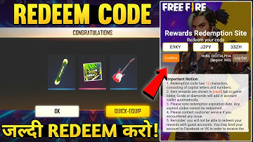 EID SPECIAL MUSIC VIDEO REWARD REDEEM CODE | FREE FIRE REDEEM CODE TODAY | REDEEM CODE FREE FIRE