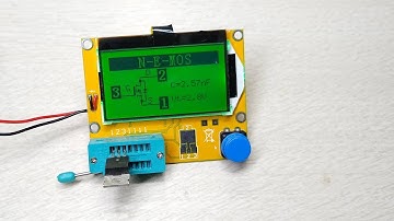 Review LCR-T4 mega328 transistor Component tester