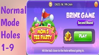 GOLF RIVAL- MOM'S TEE PARTY//BRINK GAME//NORMAL MODE// SECOND ROUND// HOLES 1-9 screenshot 4
